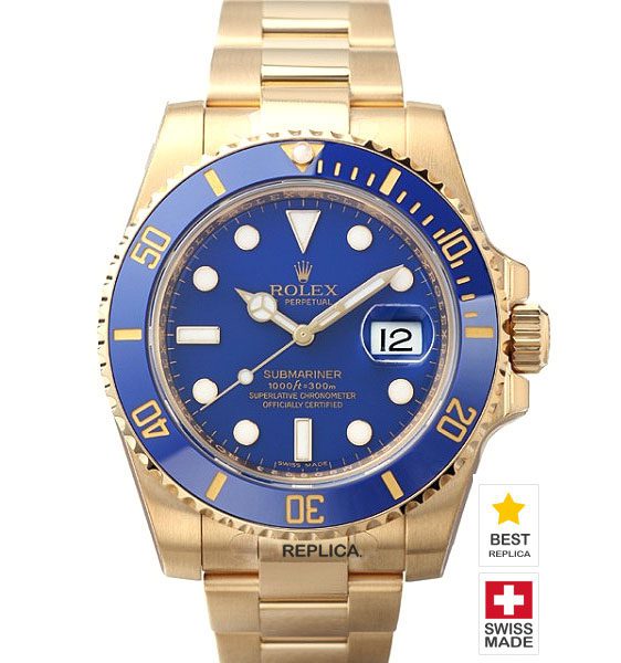Rolex-Submariner-18k-gold-Blue-Ceramic