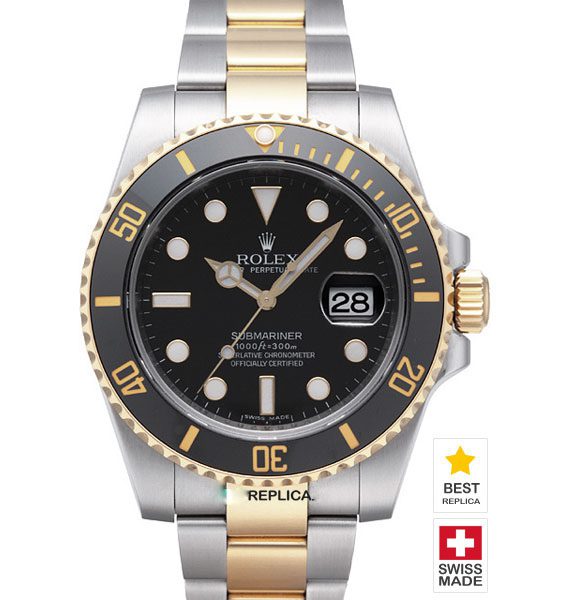 Rolex-Submariner-Black-Ceramic-2tone-Date
